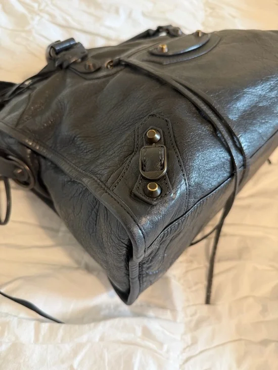 SOLD - Balenciaga Grey (ANTHRACITE) City Bag - Vintage - Picture 3 of 16